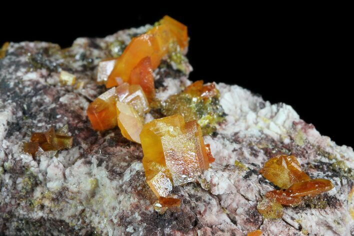 Wulfenite Crystal Cluster - Rowley Mine, AZ #76848